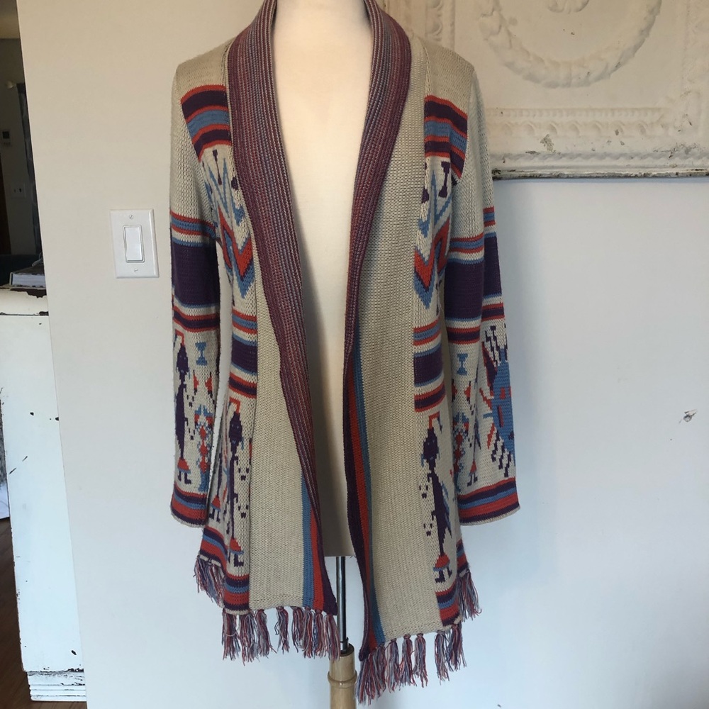 Tribal Sweater Cardigan